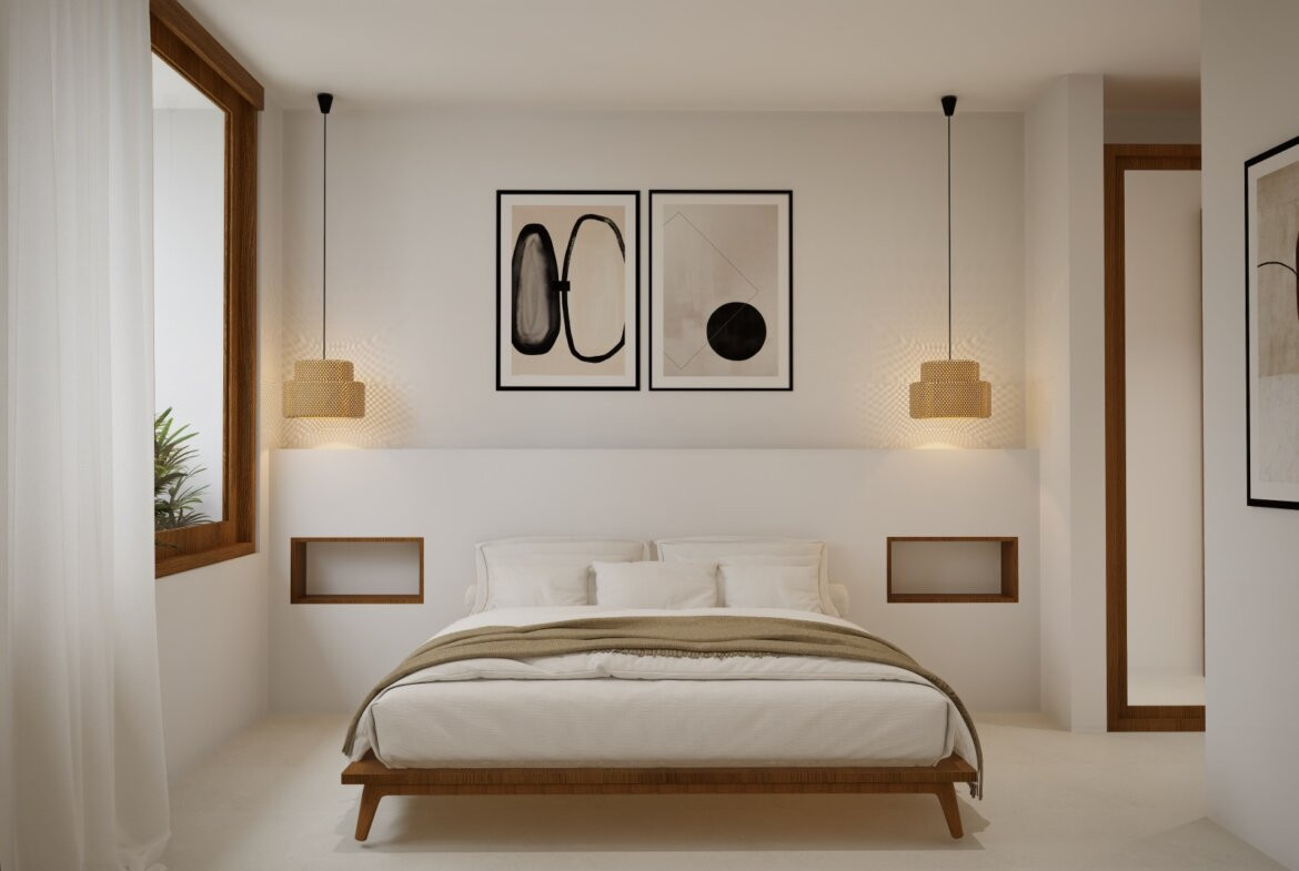 Tropická 2-izbová vila blízko pláže Balangan