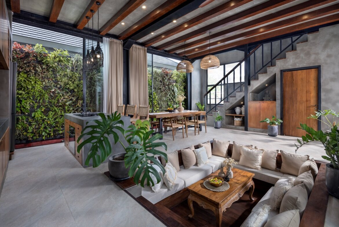 Tropický dom v srdci Padonanu, Canggu