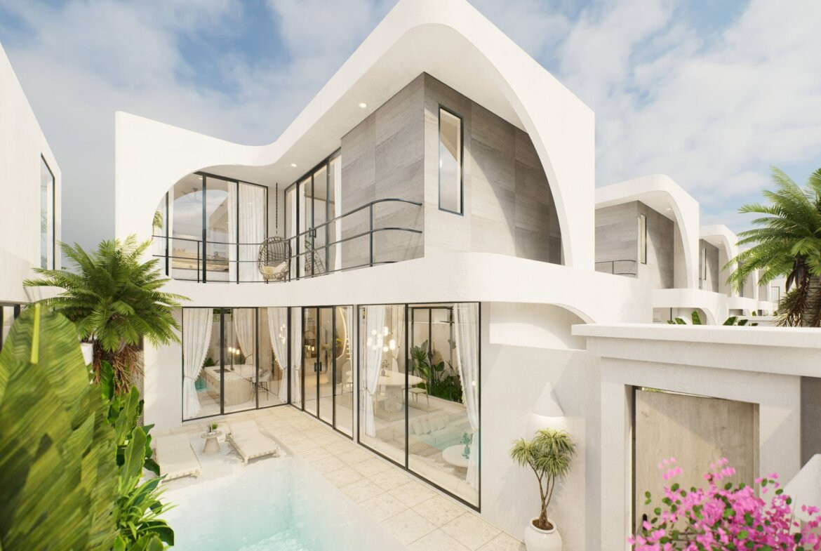 2‑spálňové vily v srdci Uluwatu