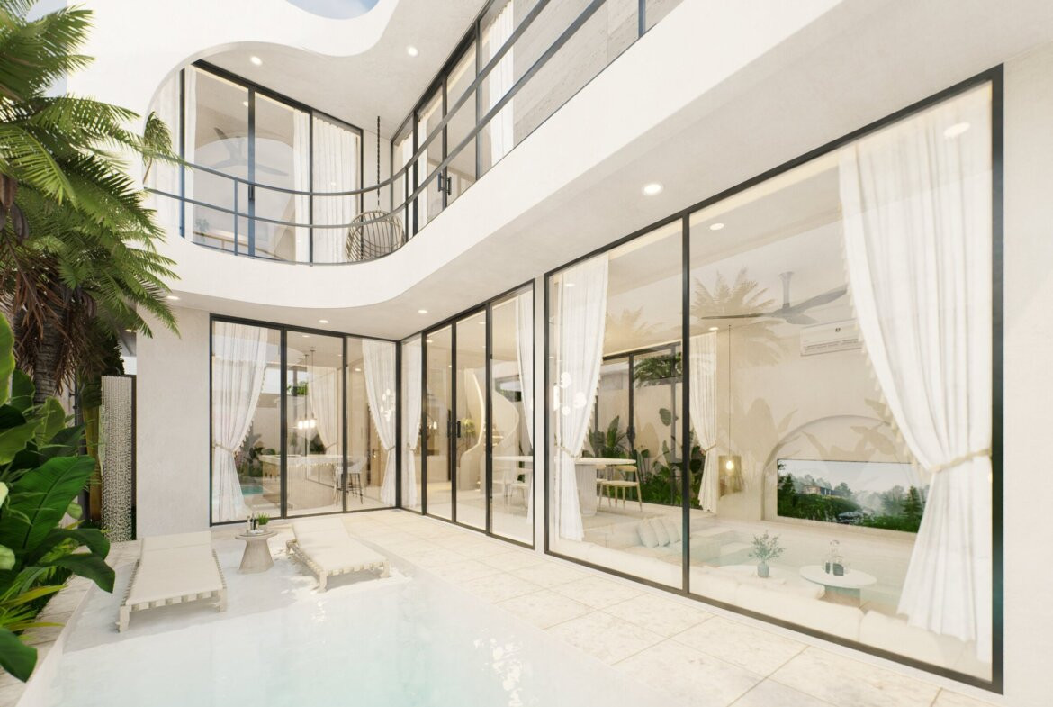 2‑spálňové vily v srdci Uluwatu