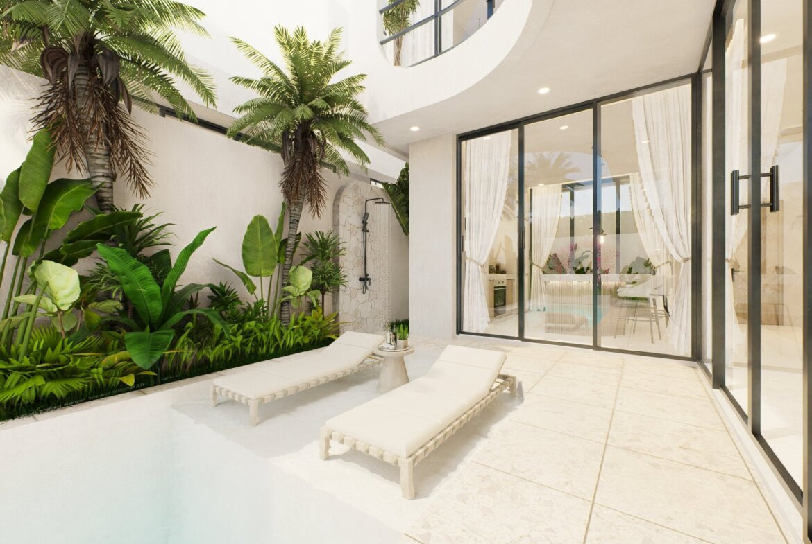 2‑spálňové vily v srdci Uluwatu