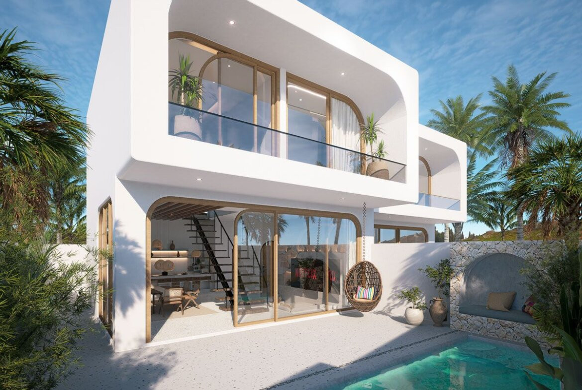 2-spálňová vila s moderným tropickým dizajnom