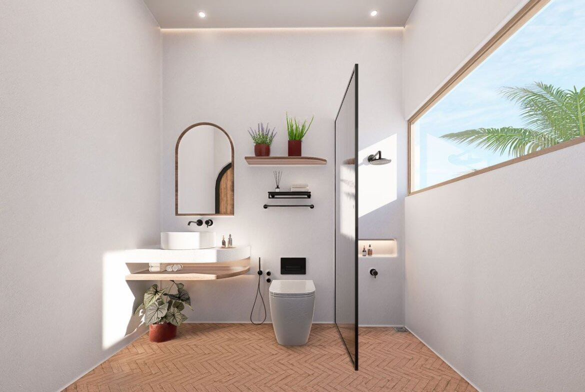 2-spálňová vila s moderným tropickým dizajnom