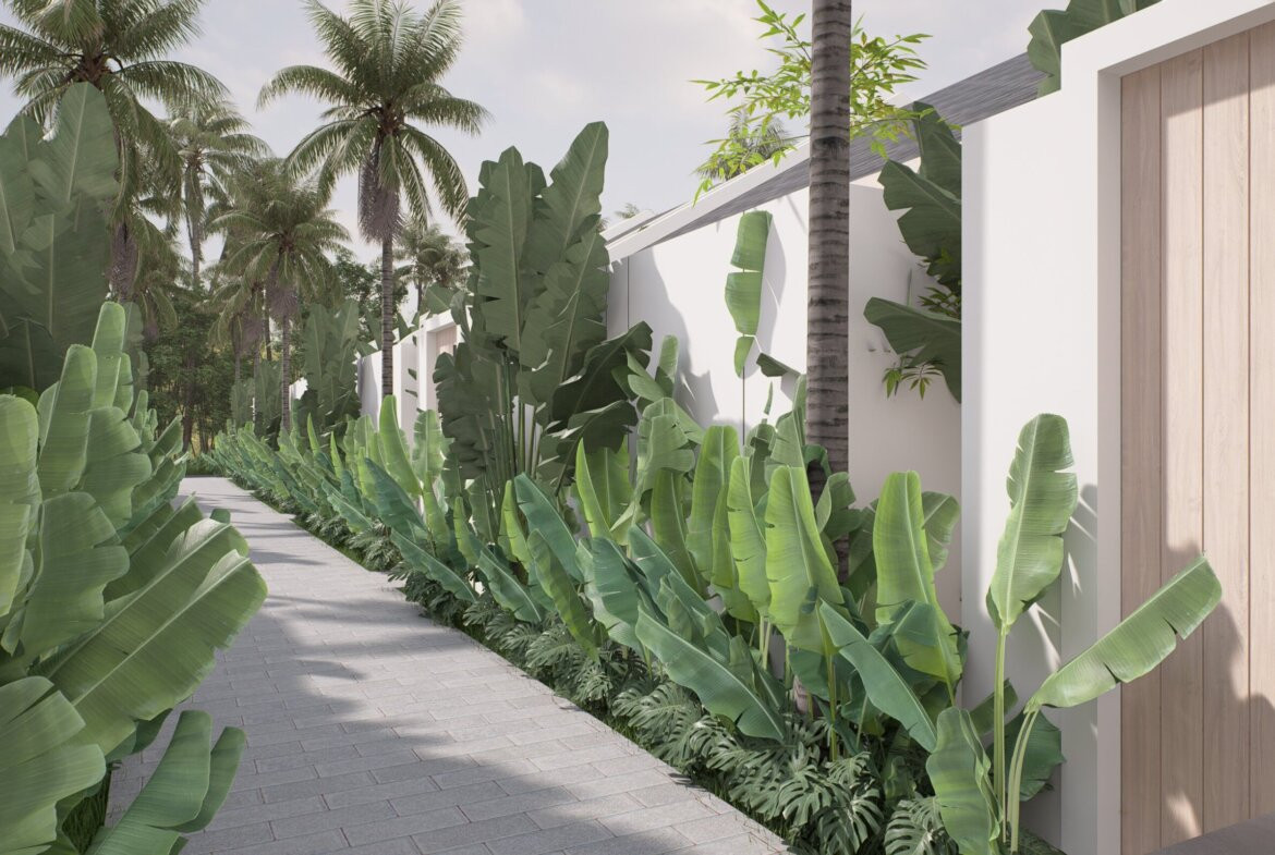 Moderná 1-izbová vila pri pláži v Canggu