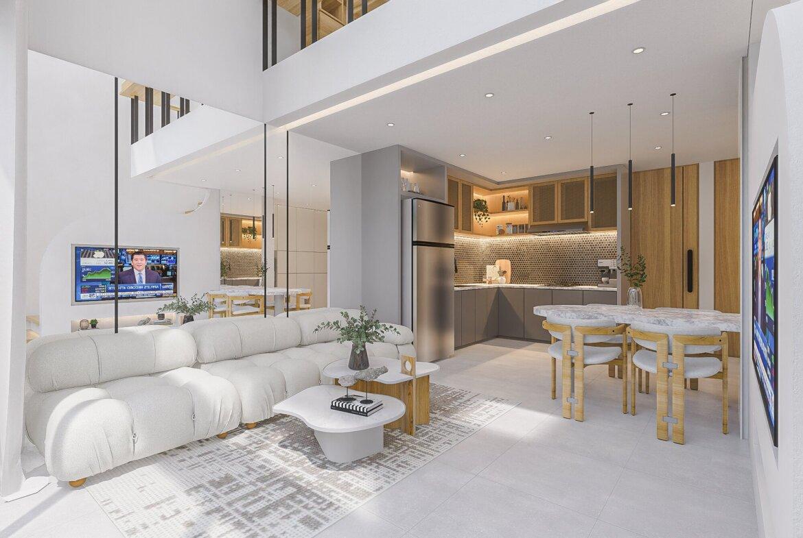 Moderná 2-spálňová vila v Canggu