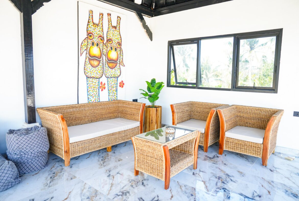 Moderná päťspálňová rodinná vila v pokojnej časti Ubud