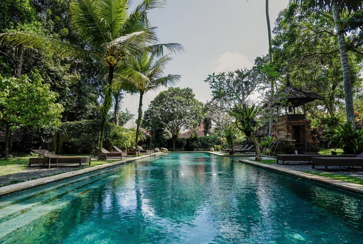 Súkromná joglo vila s komunitnými priestormi v Sayan, Ubud