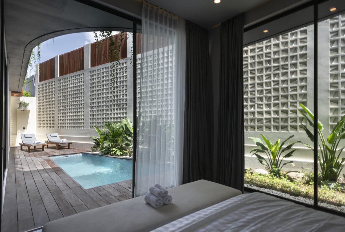 Nová moderná trojspálňová vila v rezidenčnej časti Umalas