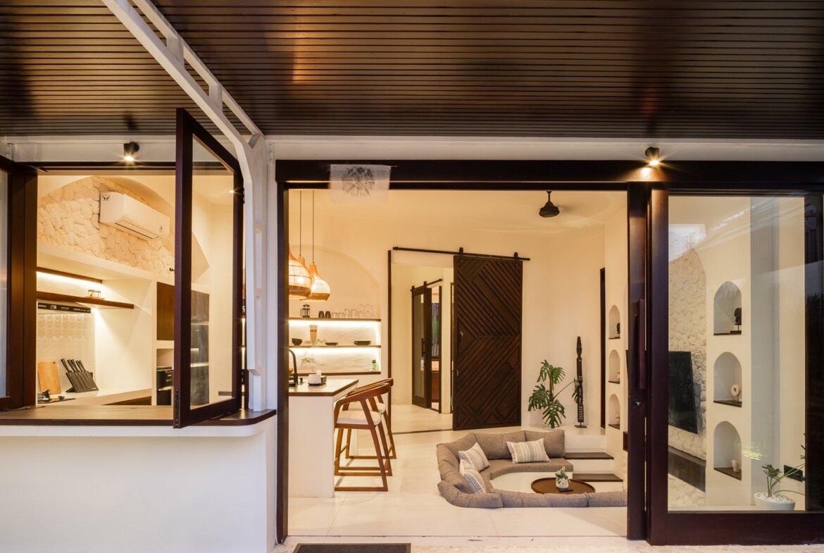 Štýlová tropická vila s 1 spálňou blízko pláže v Cemagi