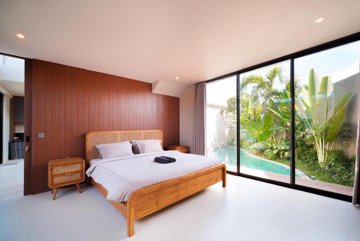 Moderná vila len pár krokov od pláže neďaleko Canggu
