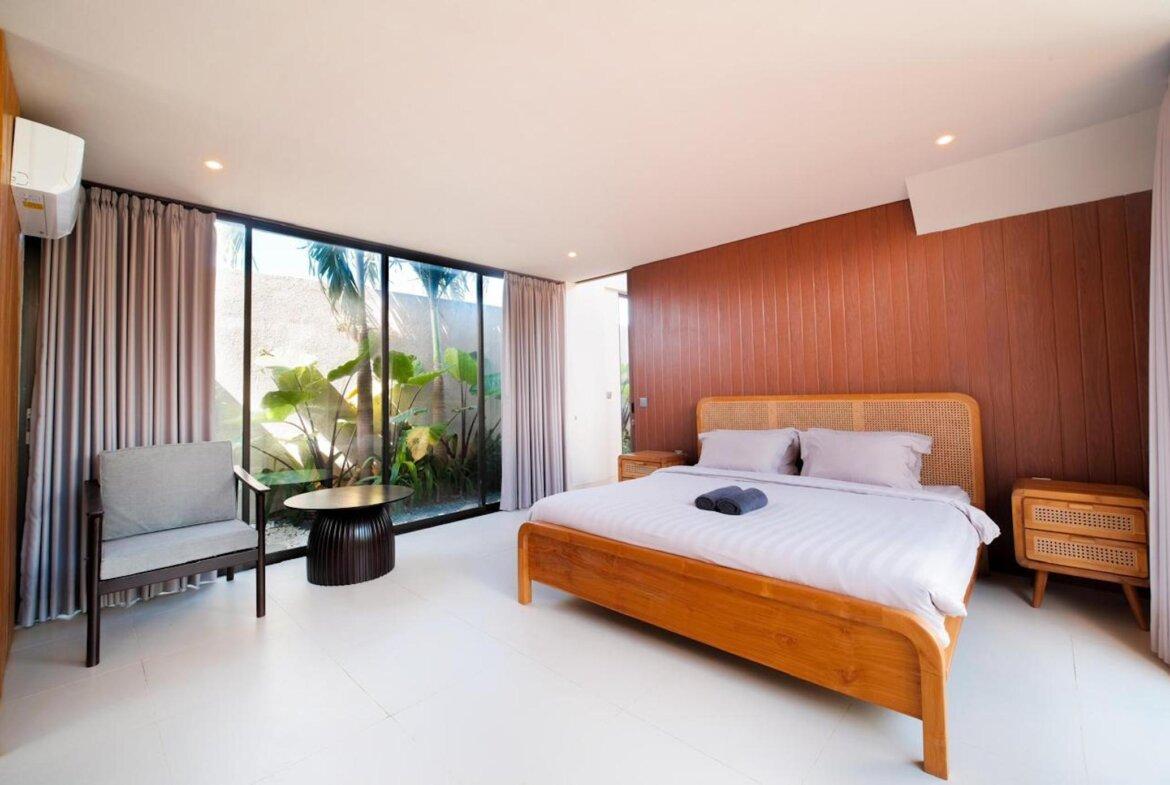 Moderná vila len pár krokov od pláže neďaleko Canggu