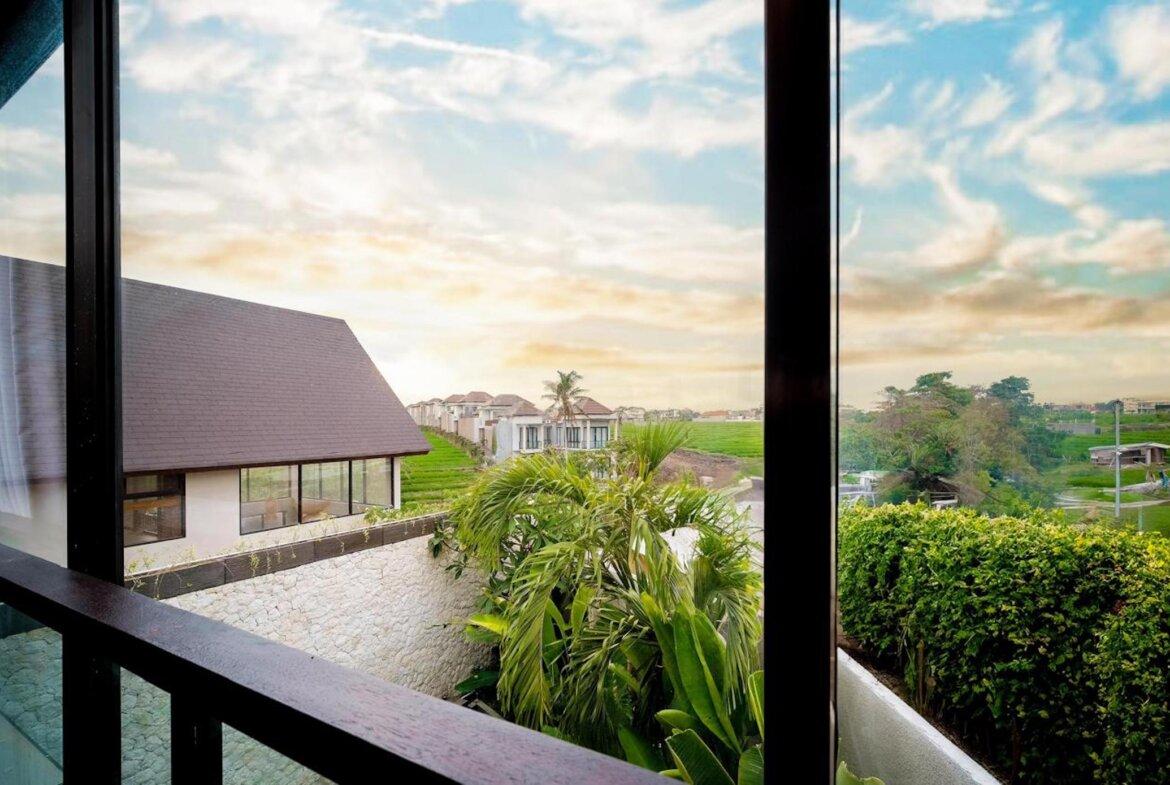 Moderná vila len pár krokov od pláže neďaleko Canggu