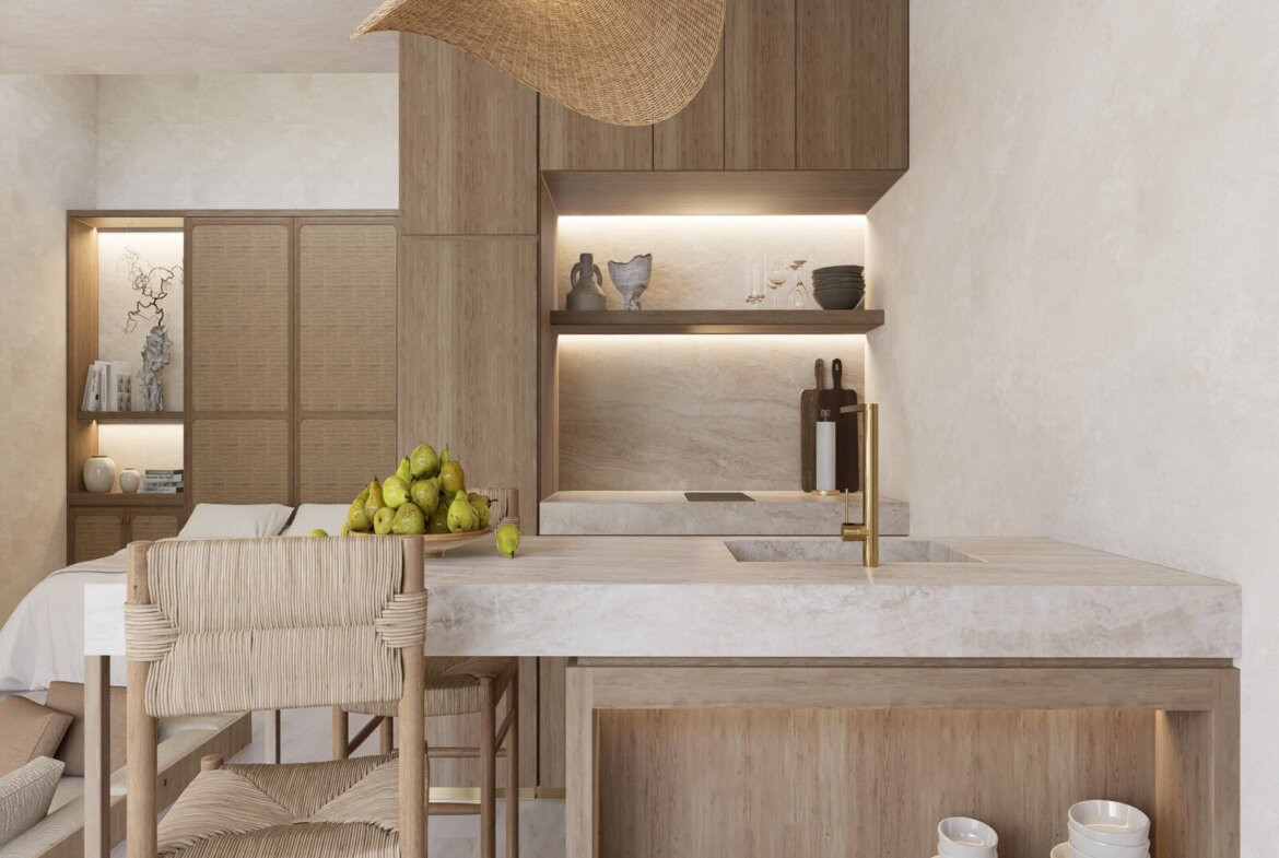 Stredomorská dvojspálňová vila v exkluzívnej oblasti Bingin