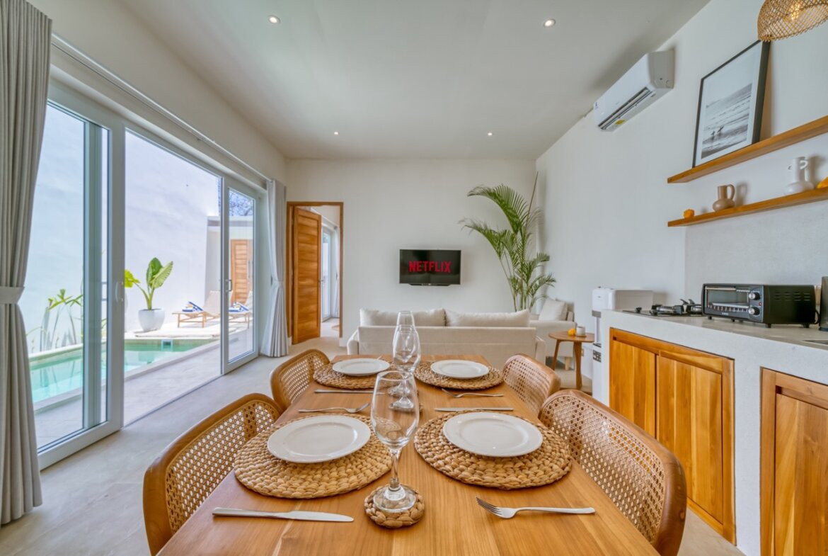 Vila v tropickom štýle v oblasti Uluwatu