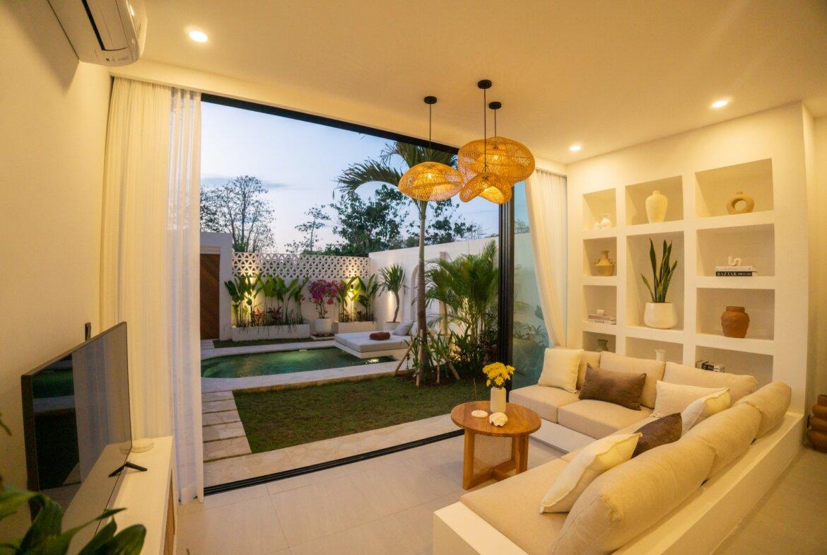 Nová stredomorská vila s 1 spálňou pri pláži Nyang Nyang