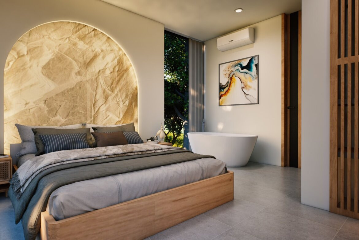 Moderná trojizbová vila v pešej vzdialenosti od pláže Beraw