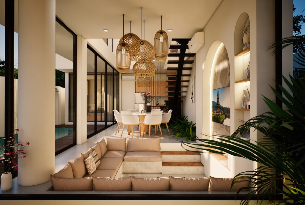 Moderná trojizbová vila v pešej vzdialenosti od pláže Beraw