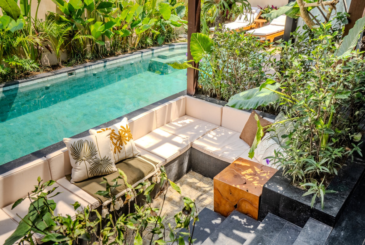 Moderná 2-izbová vila v rezidenčnej štvrti v Canggu