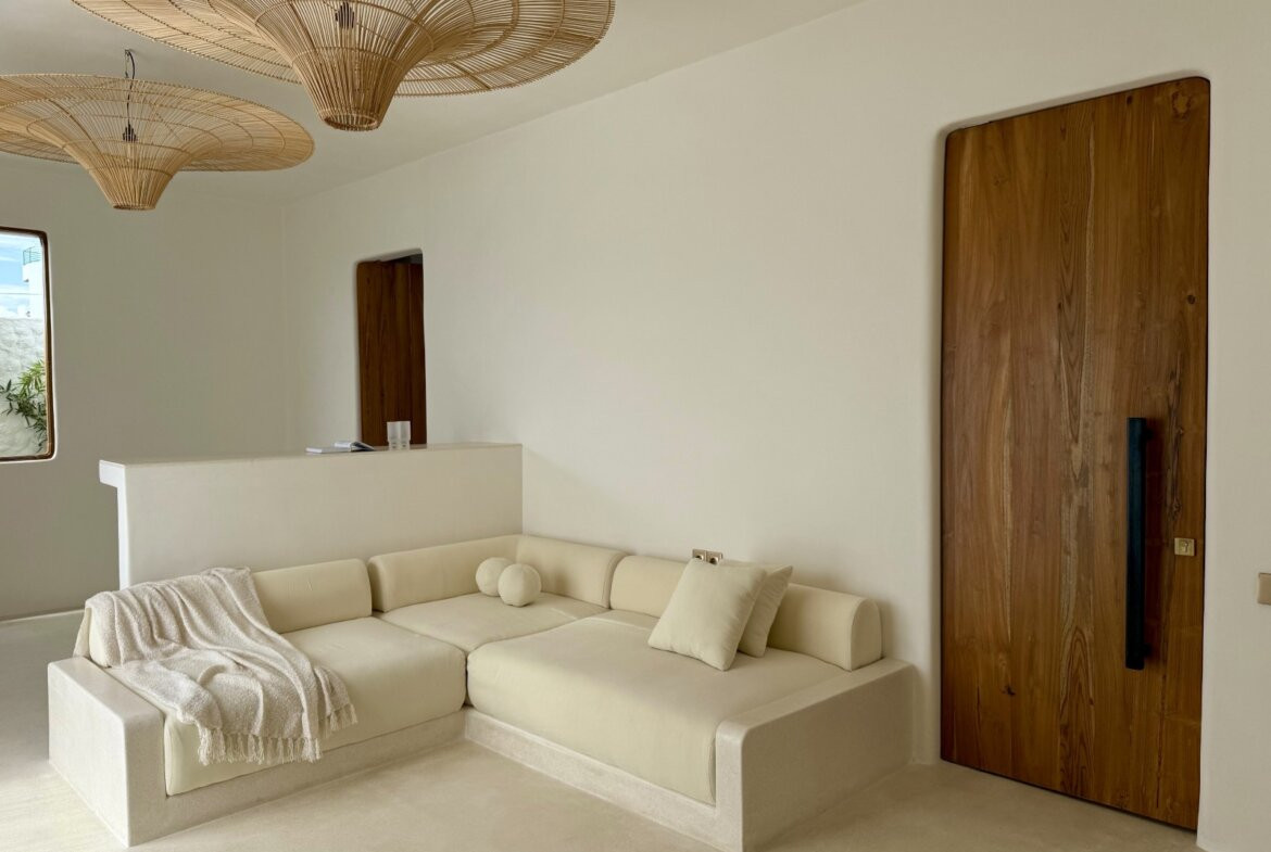 Štýlová 2-izbová vila s výhľadom na ryžové polia v Munggu