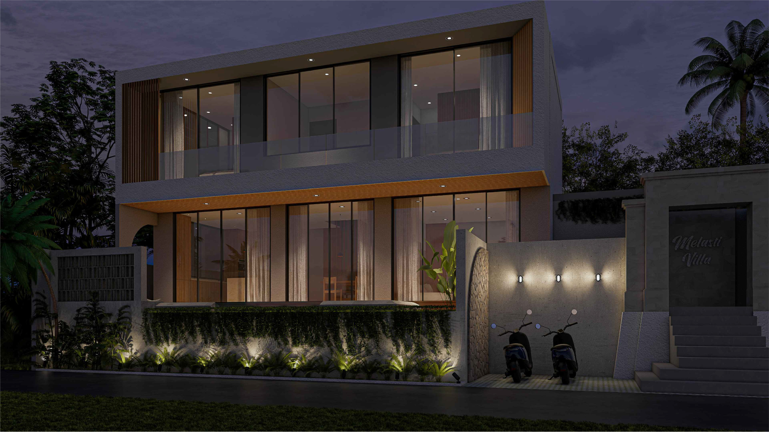 Moderná trojspálňová vila s bazénom v oblasti Melasti