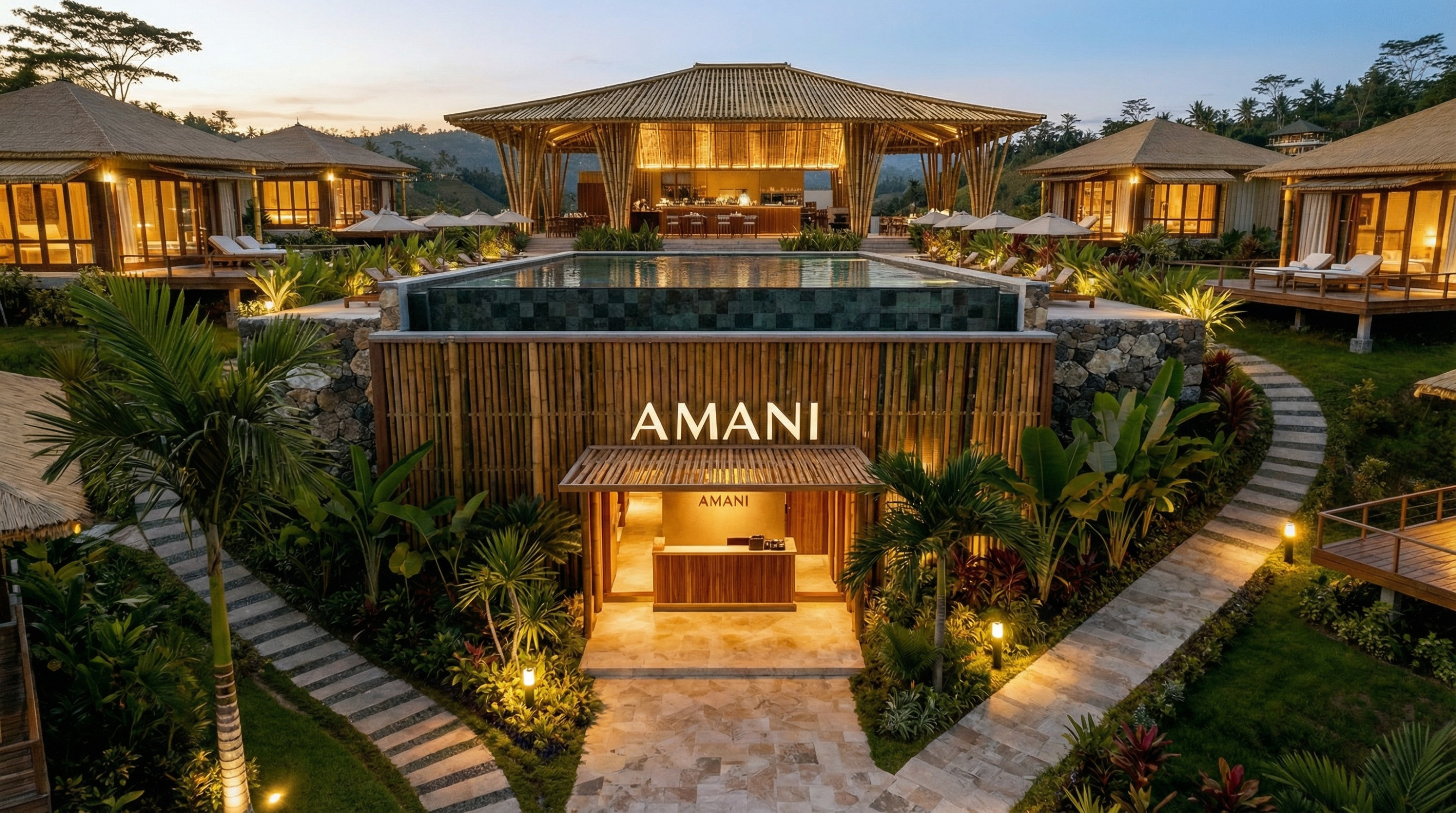 Rezortný projekt AMANI Nature Resort vily v oblasti Pupuan