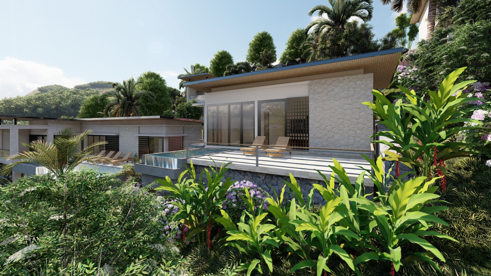 Apartmány a vily s výhľadom na oceán