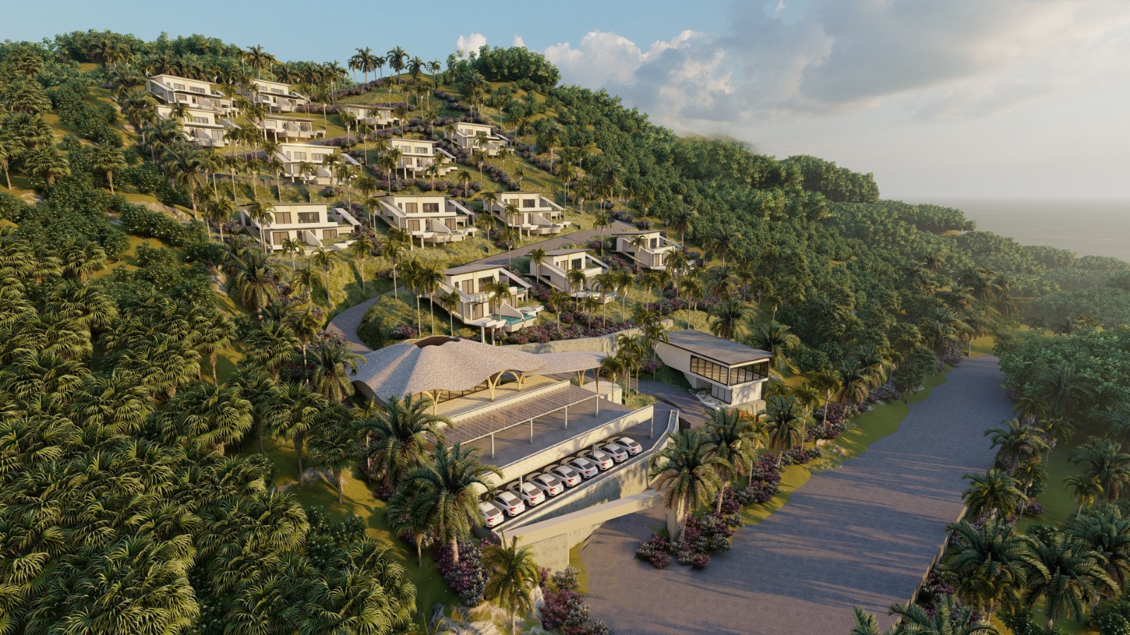 Apartmány a vily s výhľadom na oceán