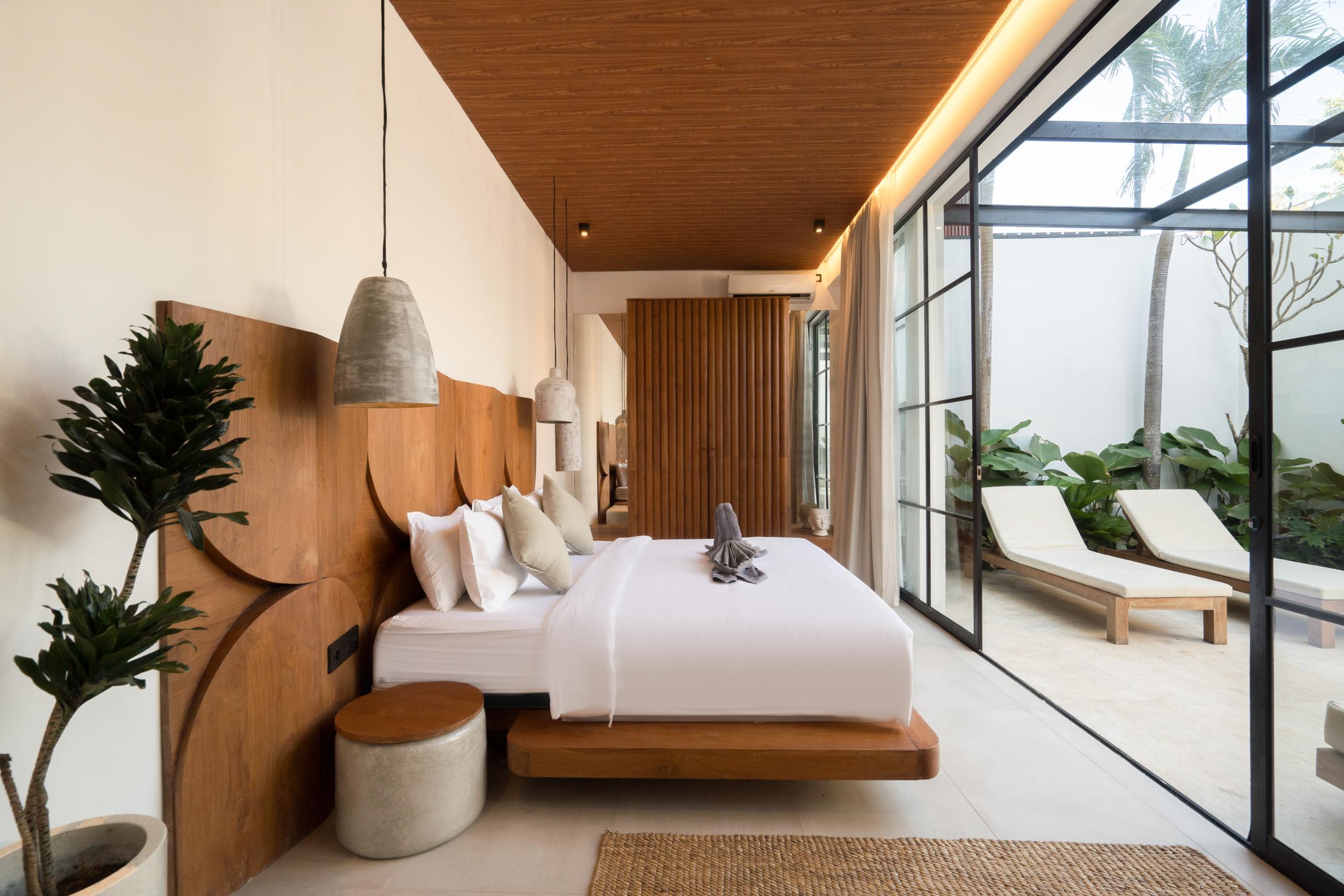 Dizajnérska vila s 2 spálňami v modernom balijskom štýle