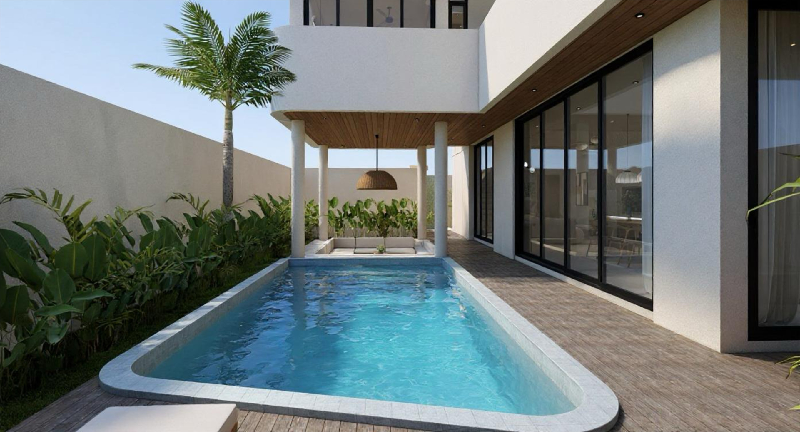 Luxusná vila s 2 spálňami a panoramatickou strechou