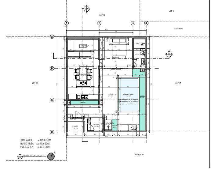 Moderná 1-izbová vila v štýle tropického minimalizmu