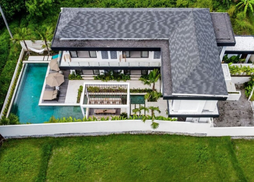 Exkluzívne tropické bývanie s výhľadom na prírodu v Ubud