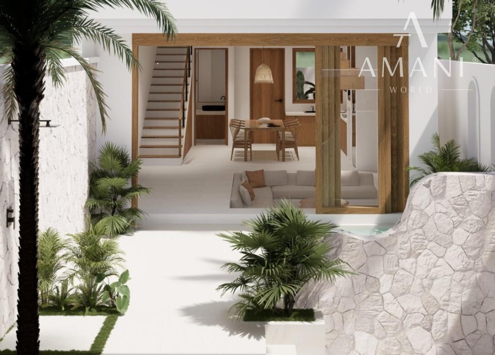 Tropická 2-izbová vila blízko pláže Balangan