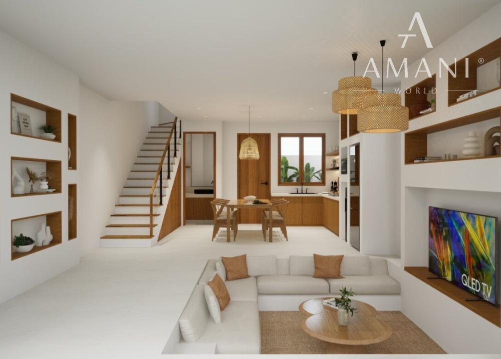 Tropická 2-izbová vila blízko pláže Balangan