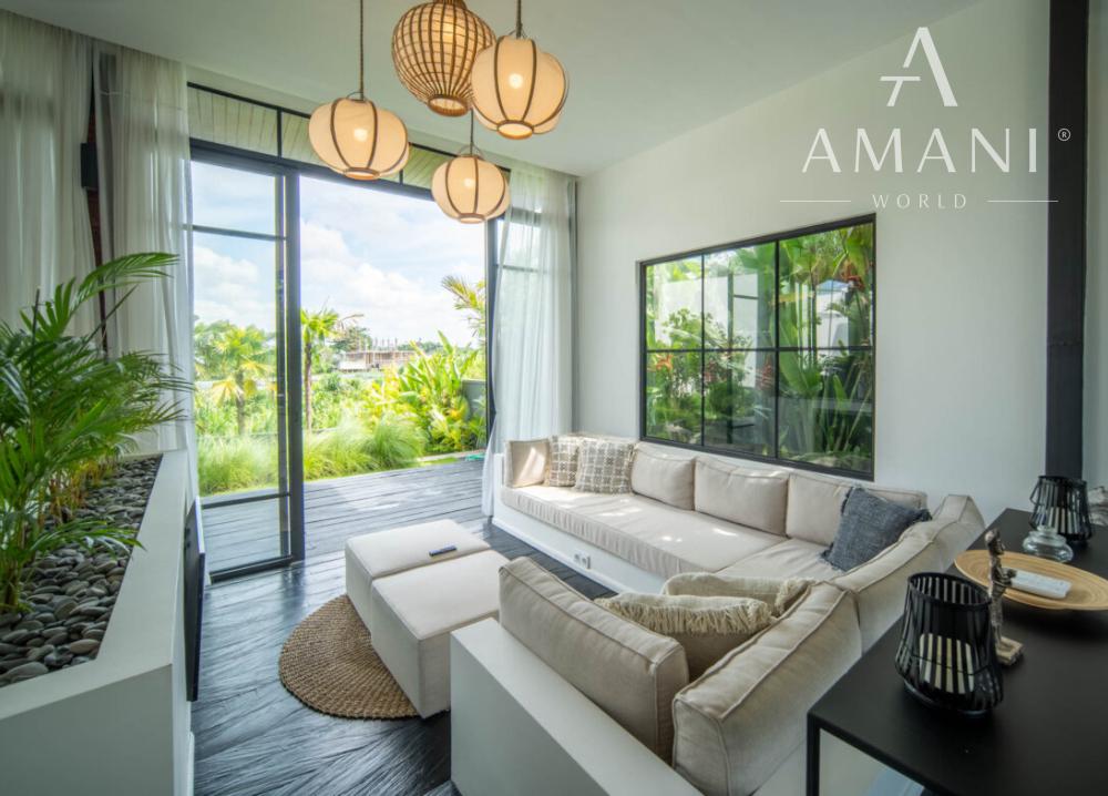 Tropicko-japonská 3-spálňová vila v Tumbak Bayuh