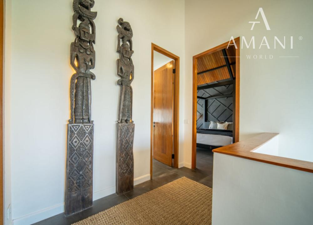 Tropicko-japonská 3-spálňová vila v Tumbak Bayuh