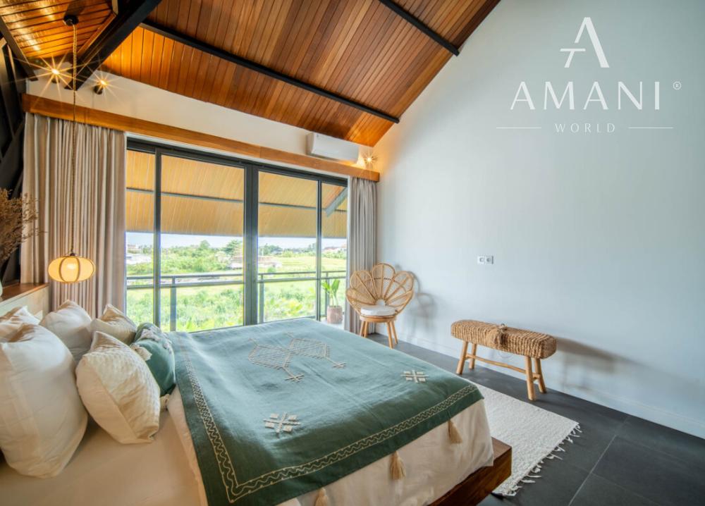 Tropicko-japonská 3-spálňová vila v Tumbak Bayuh