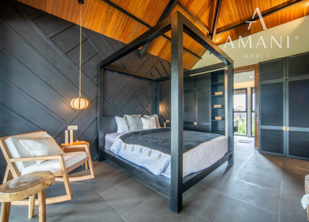 Tropicko-japonská 3-spálňová vila v Tumbak Bayuh