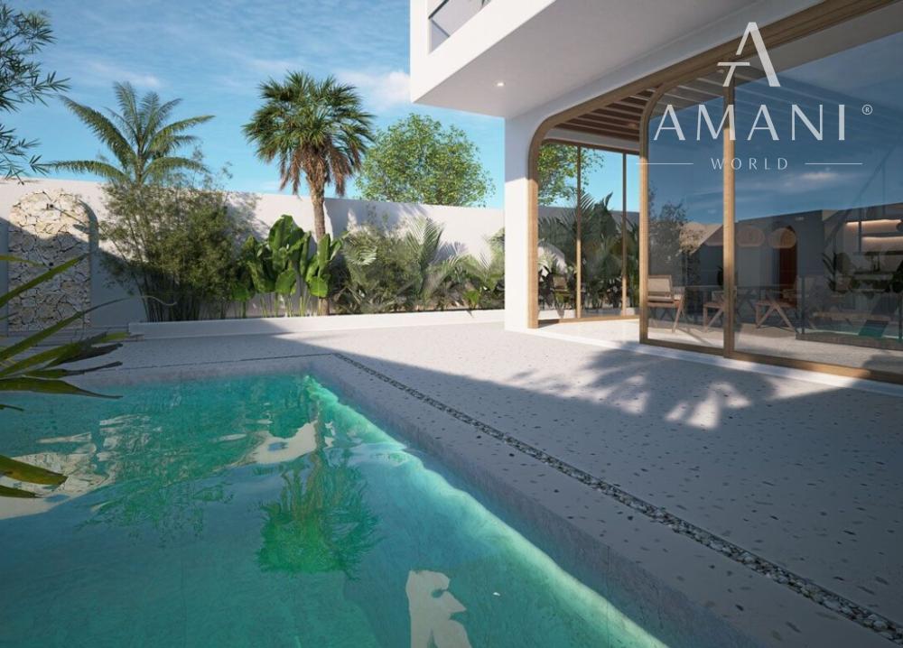 2-spálňová vila s moderným tropickým dizajnom