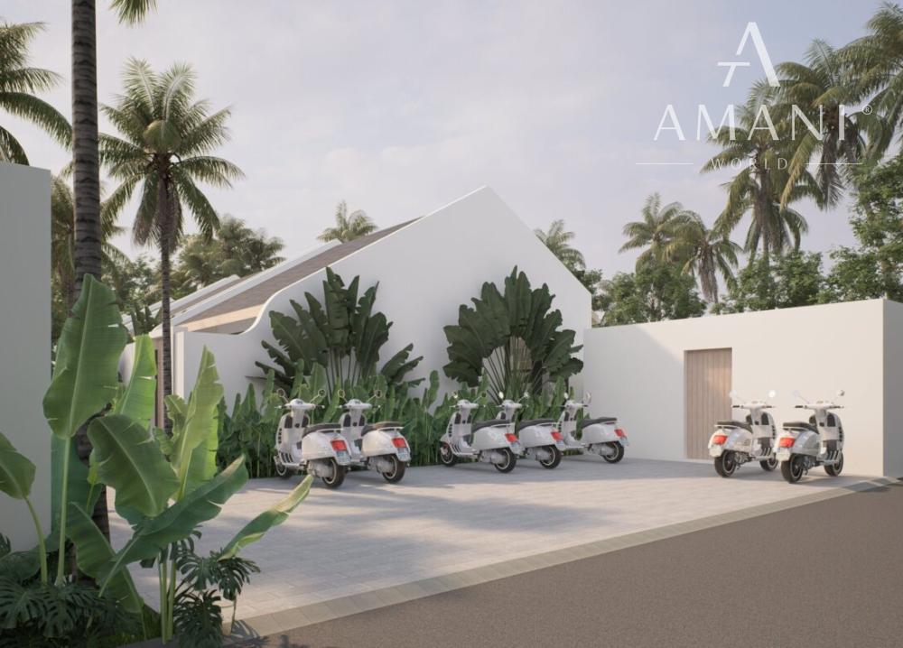 Moderná 1-izbová vila pri pláži v Canggu