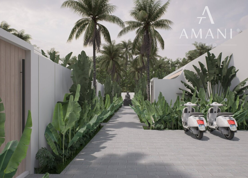 Moderná 1-izbová vila pri pláži v Canggu