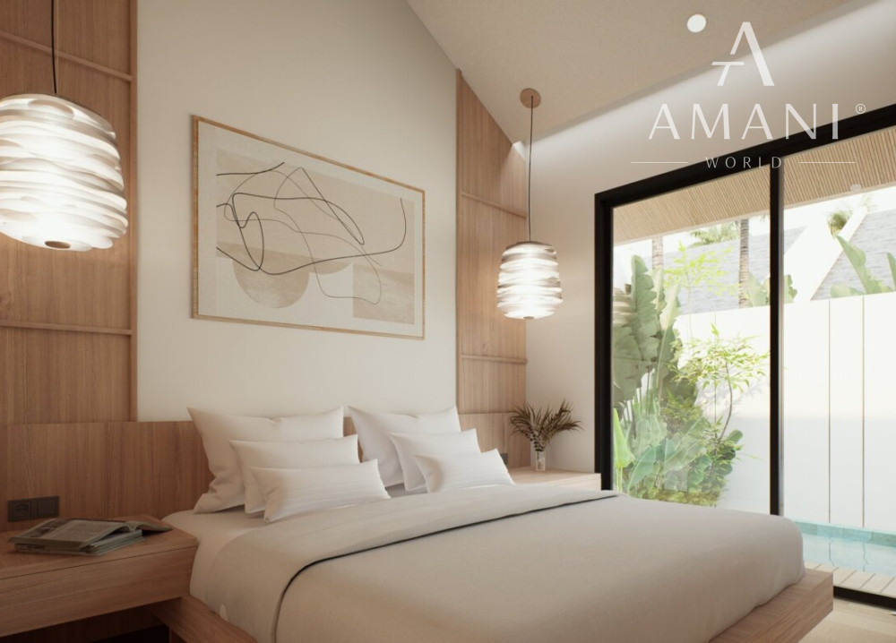 Moderná 1-izbová vila pri pláži v Canggu