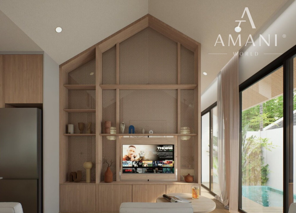 Moderná 1-izbová vila pri pláži v Canggu