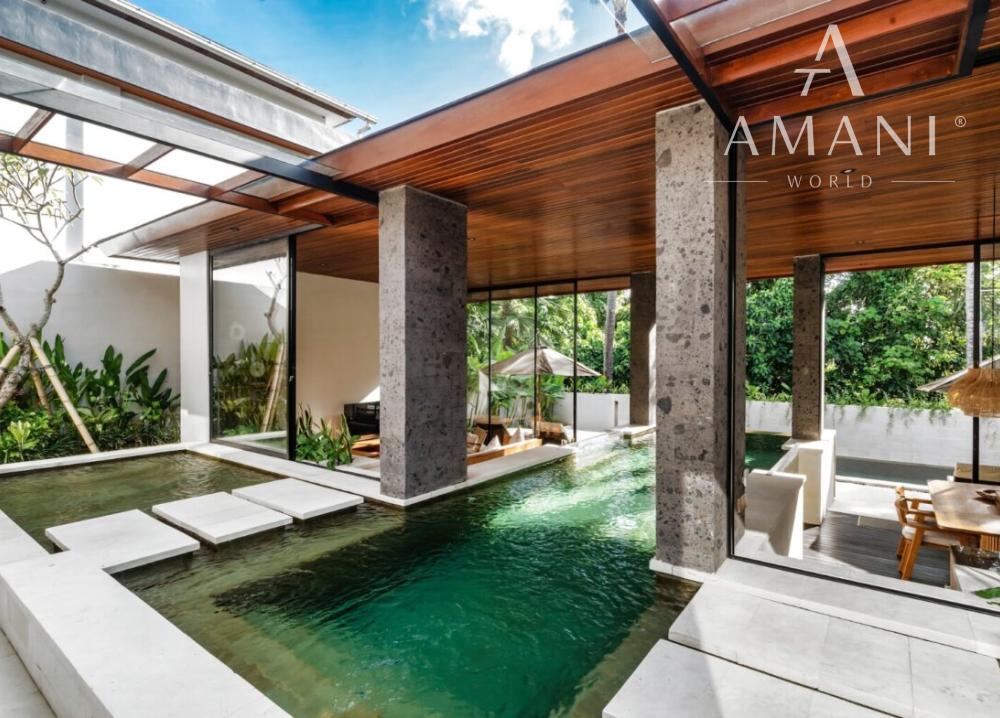 Exkluzívne tropické bývanie s výhľadom na prírodu v Ubud