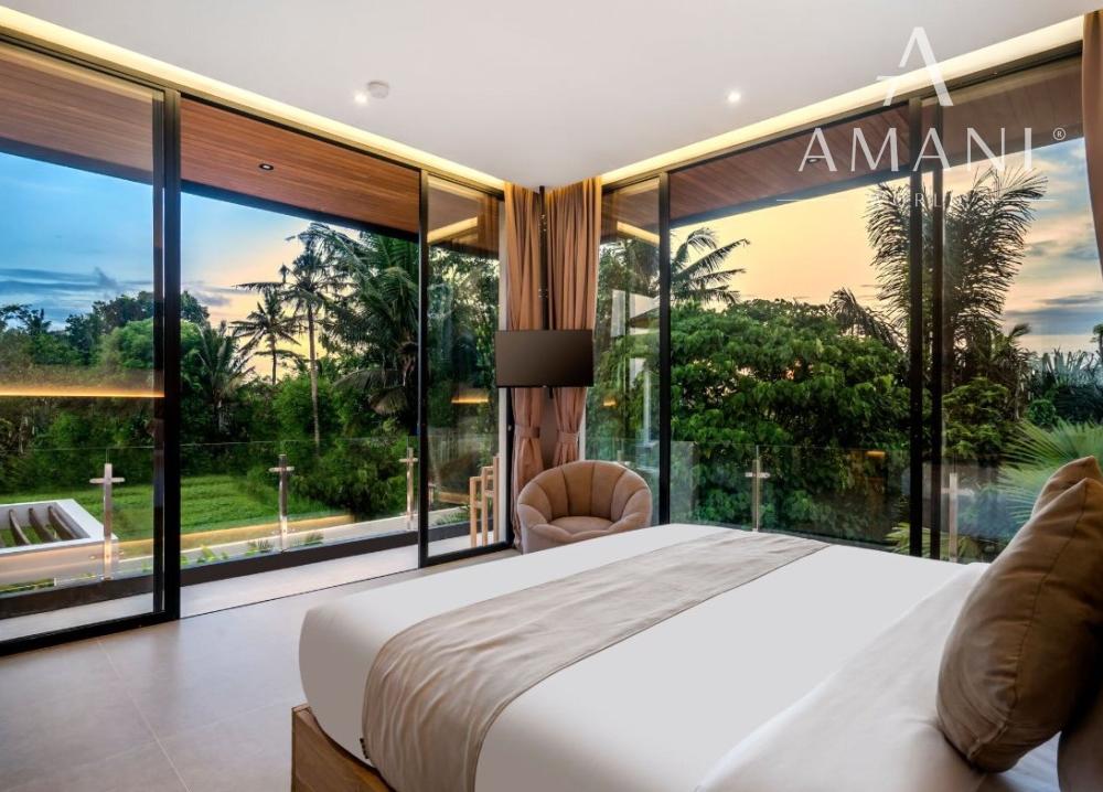 Exkluzívne tropické bývanie s výhľadom na prírodu v Ubud