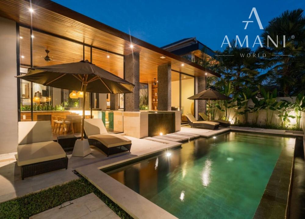 Exkluzívne tropické bývanie s výhľadom na prírodu v Ubud