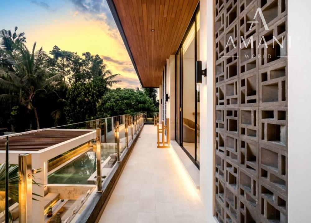 Exkluzívne tropické bývanie s výhľadom na prírodu v Ubud