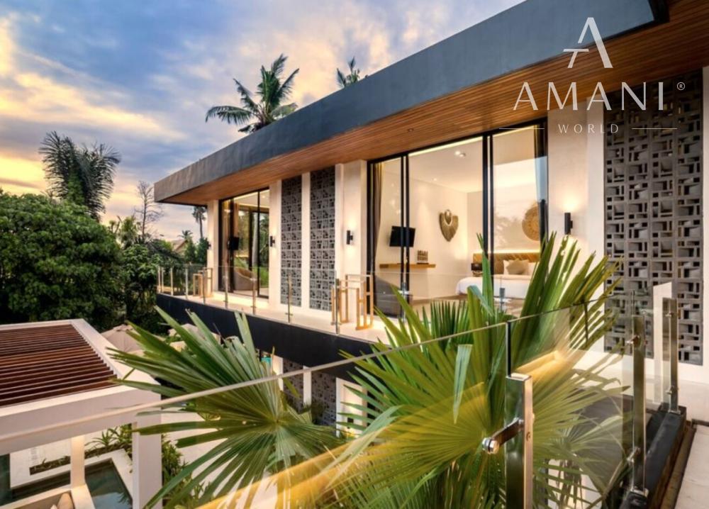 Exkluzívne tropické bývanie s výhľadom na prírodu v Ubud