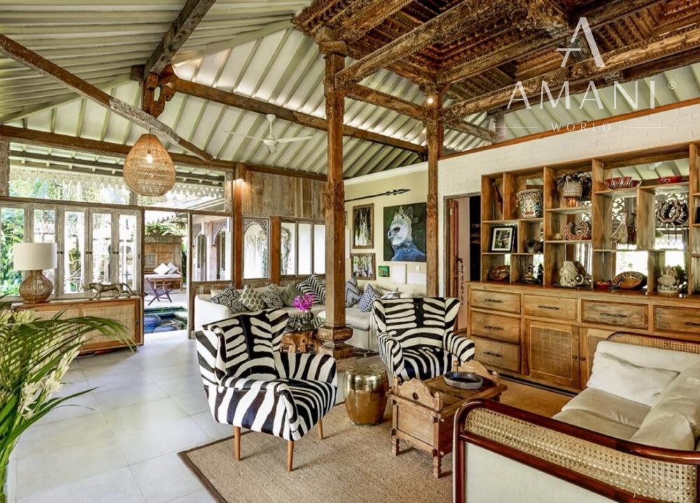 Súkromná joglo vila s komunitnými priestormi v Sayan, Ubud