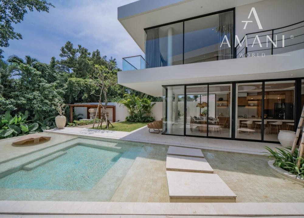 Štvorizbová moderná vila s kinom v Umalas