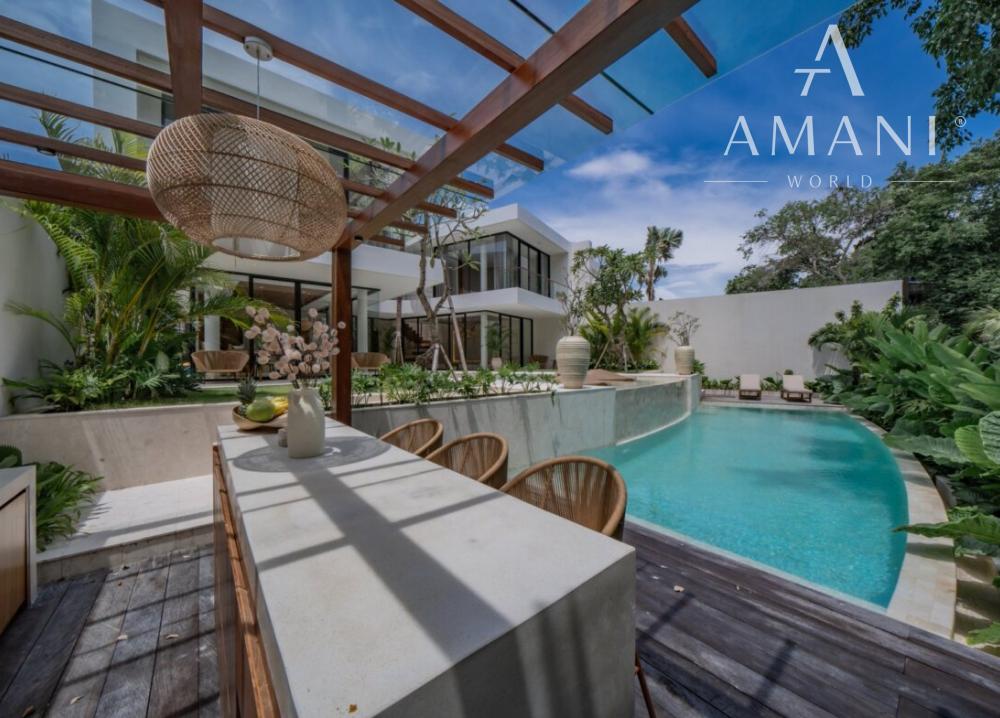 Štvorizbová moderná vila s kinom v Umalas